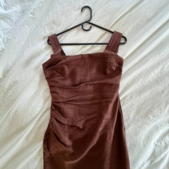 Reformation Kerrigan Linen Mini Dress NWT Size 2 - Picture 4 of 5